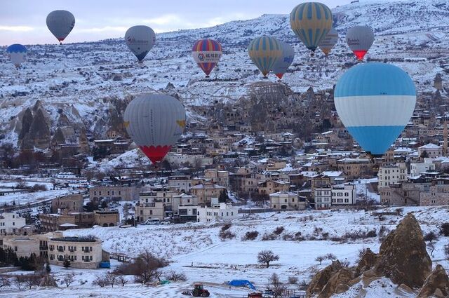 Karlar altında Kapadokya Turu
